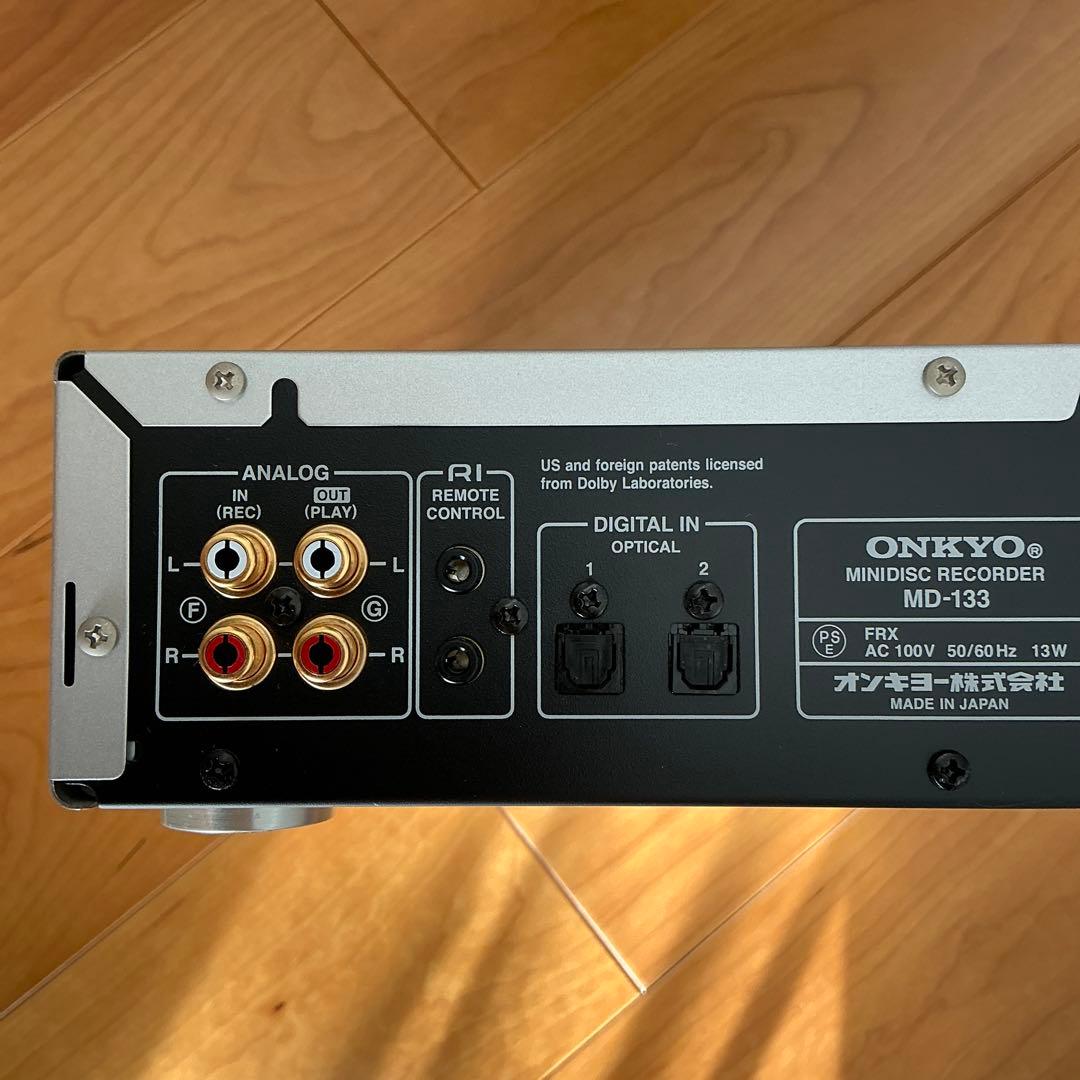 ONKYO INTEC275 MDデッキ Hi-MD対応 シルバー MD-133