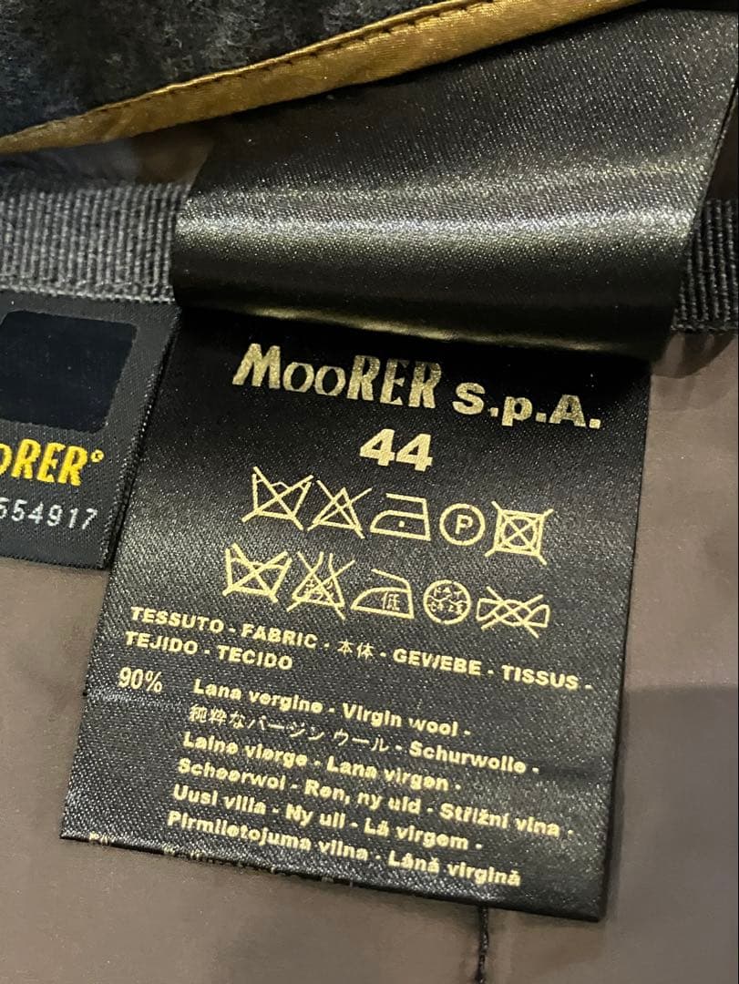 ゆうきじい MOORER ムーレー カシミヤダウンベスト 44