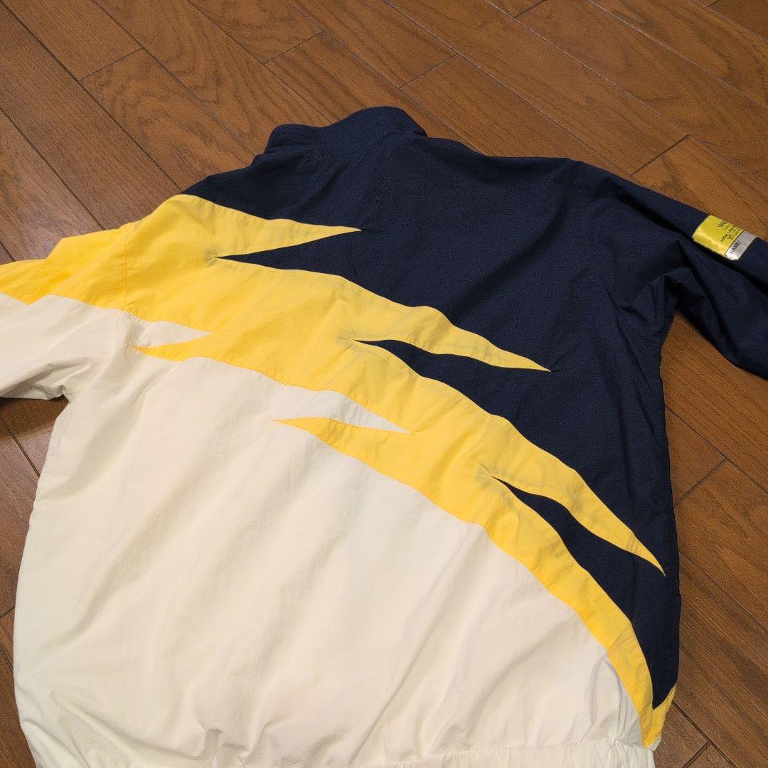 CHALLENGER ナイロンジャケット ネイビー/ホワイト/イエロー