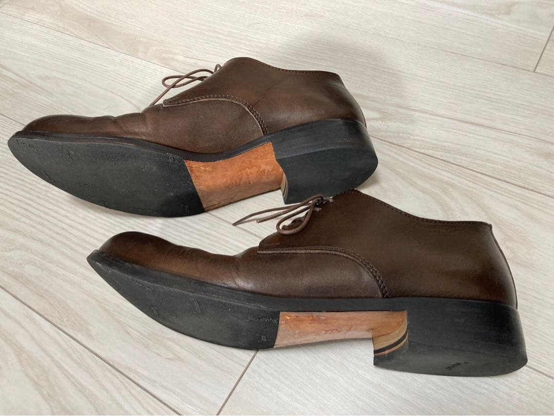 PADRONE ダービー　短靴　パドローネ　derby レザー　ビブラムソール