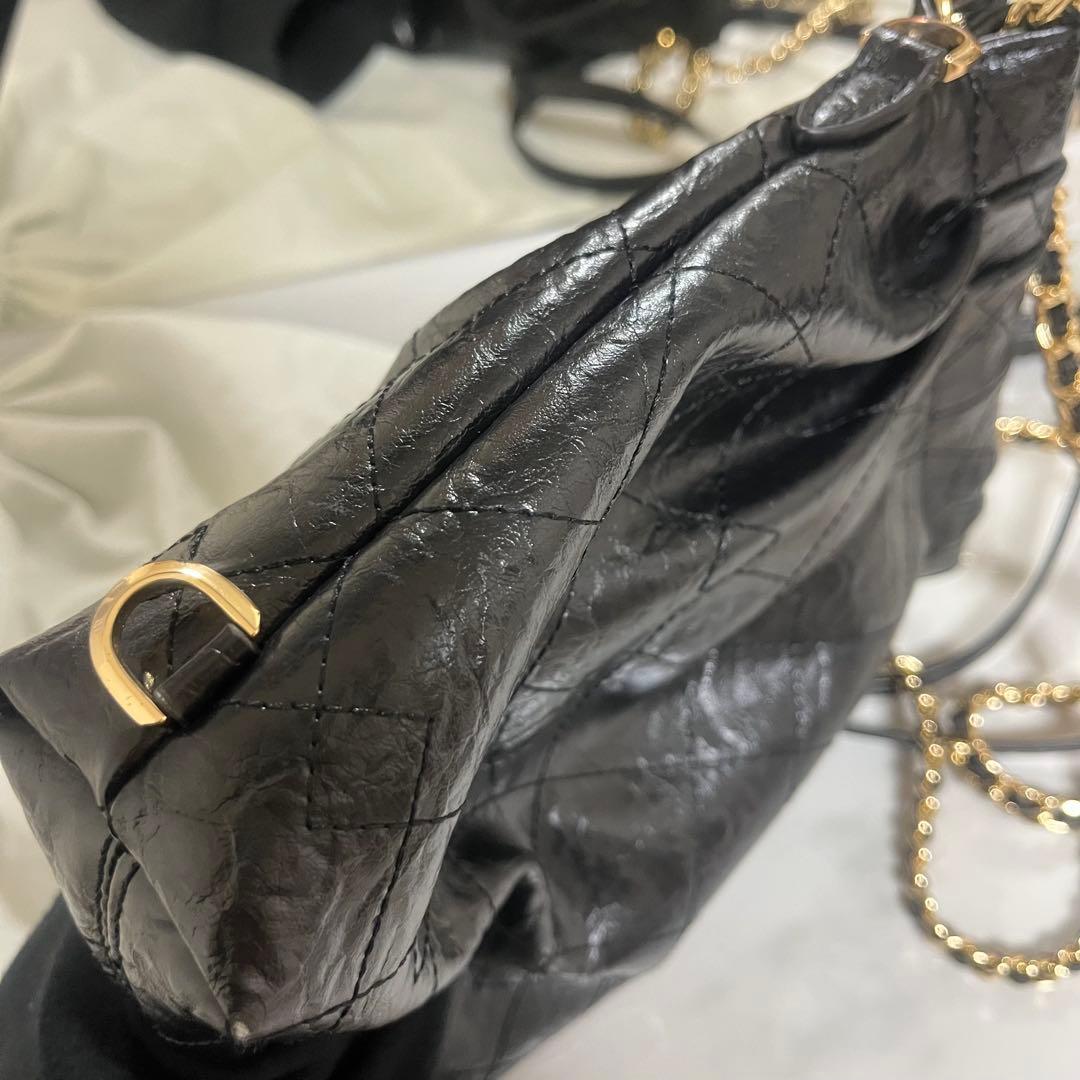 Duo ドゥオ チェーンハンドルツーウェイバックパック - ブラック　Sサイズ