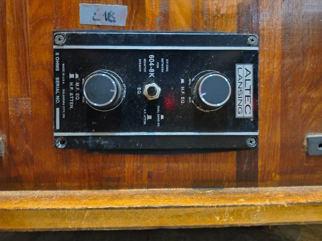 Altec Lansing 604-8K スピーカーペア / ケーブル