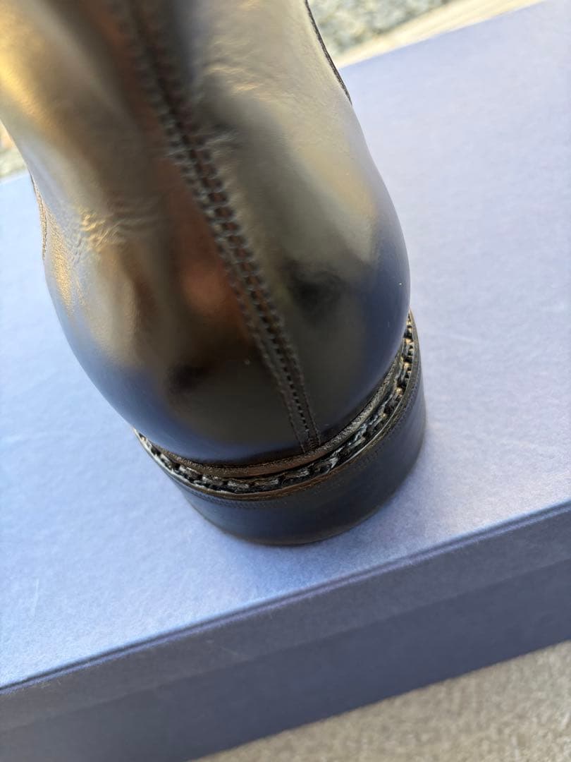 ジャランスリワヤ　ブラック サイドゴアブーツ レザー