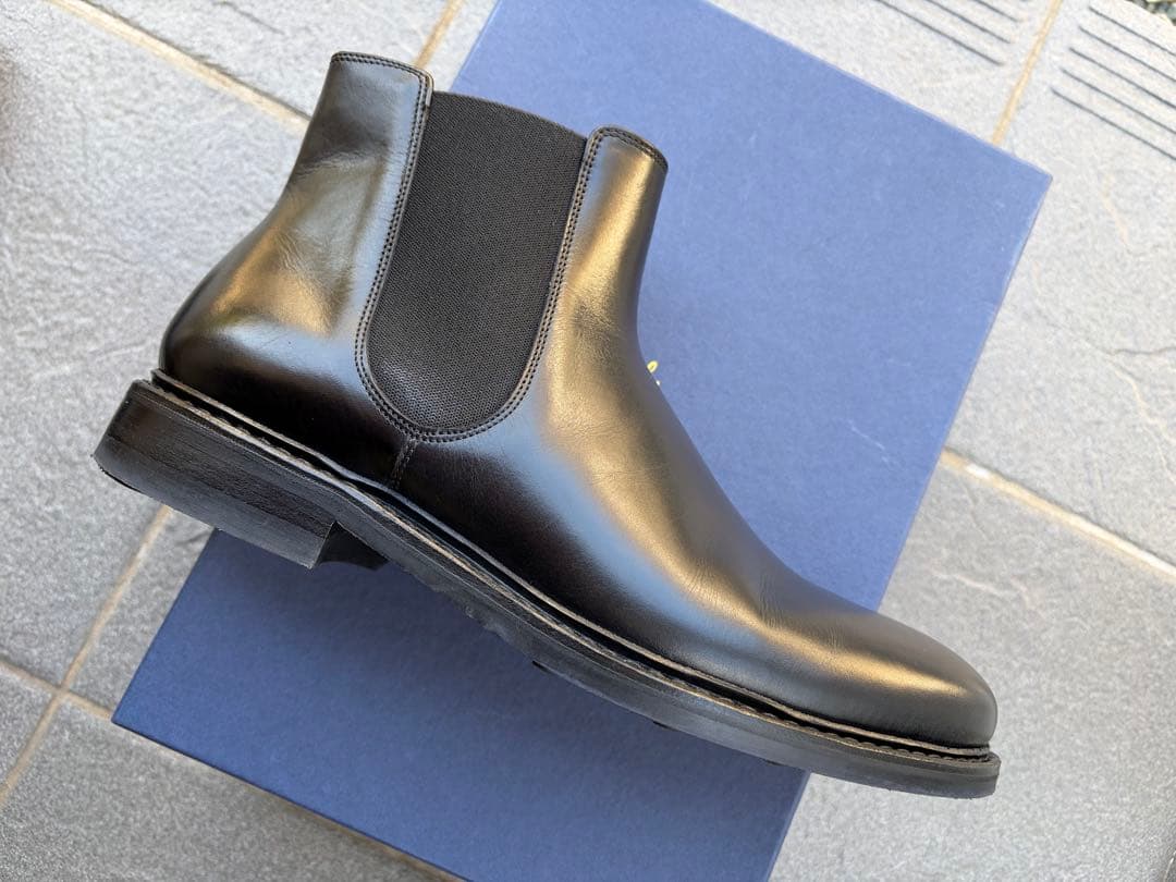 ジャランスリワヤ　ブラック サイドゴアブーツ レザー