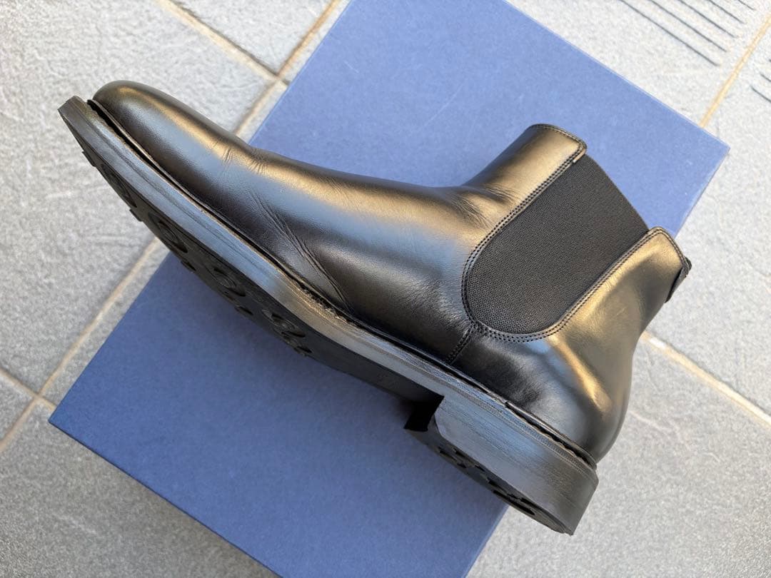 ジャランスリワヤ　ブラック サイドゴアブーツ レザー