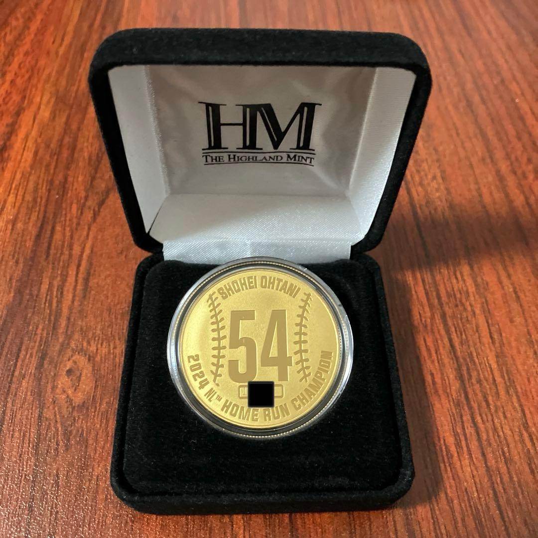 大谷翔平 2024 ナ・リーグ　ホームラン王記念ゴールド