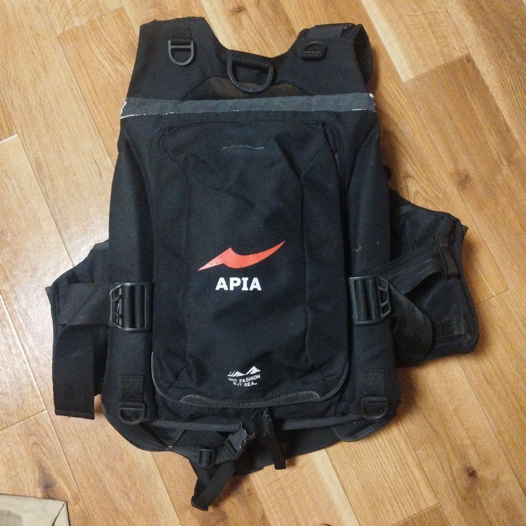 Angler's Utopia APIA ライフジャケット ブラック　ver.4