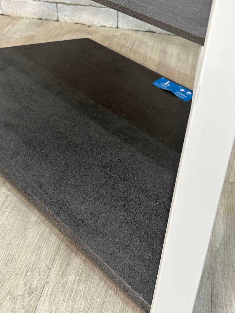 【東京都内23区配送無料】テレビ台　コーナー　スタンド　TV ボード　角　白