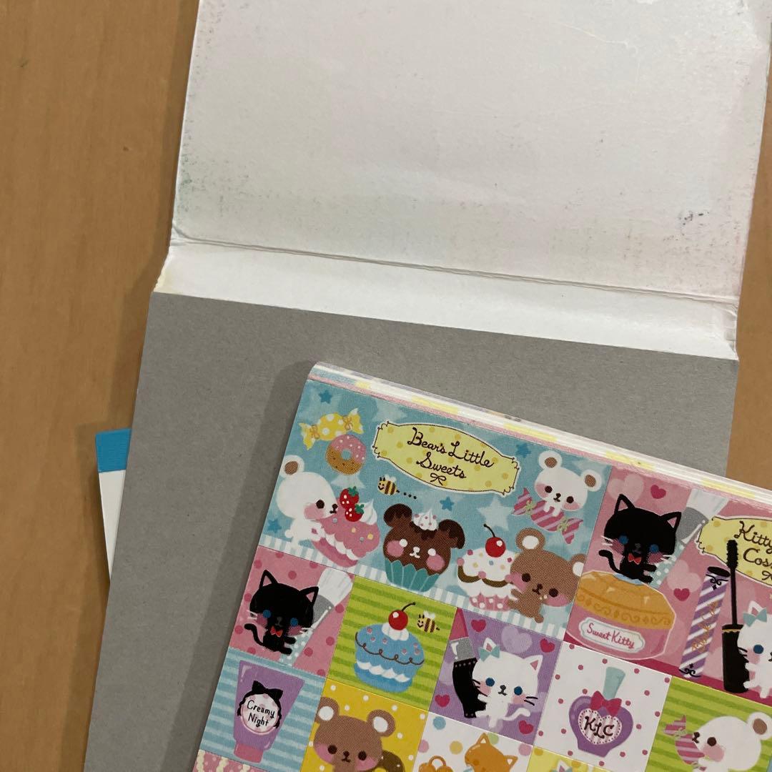平成レトロ　メモ帳　まとめ売り　動物　ネコ　うさぎ　お札　シール帳一冊含む　12