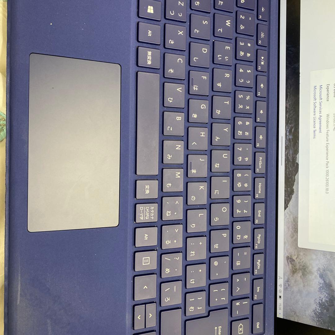 Microsoft Surface Pro 4 ブルー キーボード付き