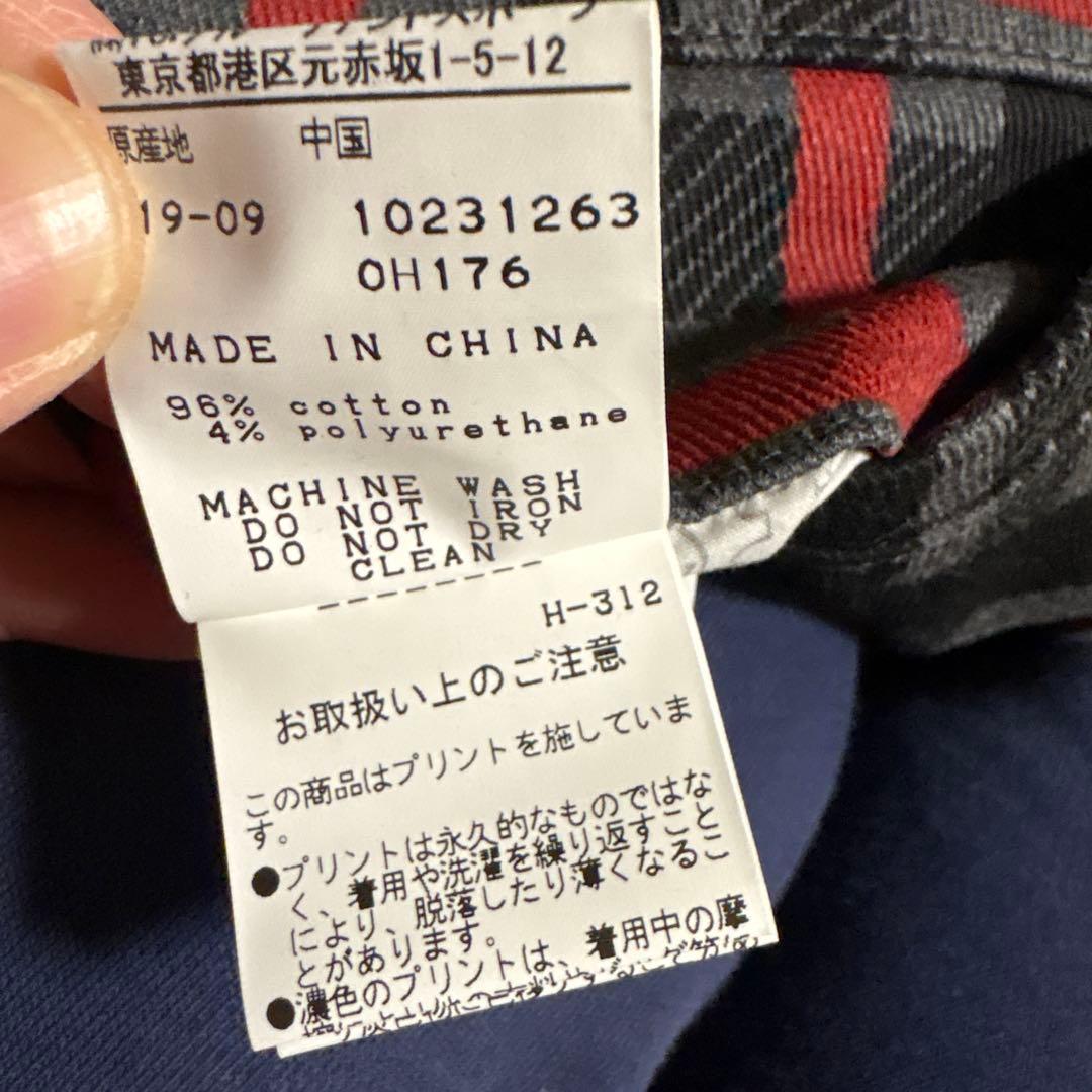 【美品】PEARLY GATES チェック柄パンツ 黒/赤