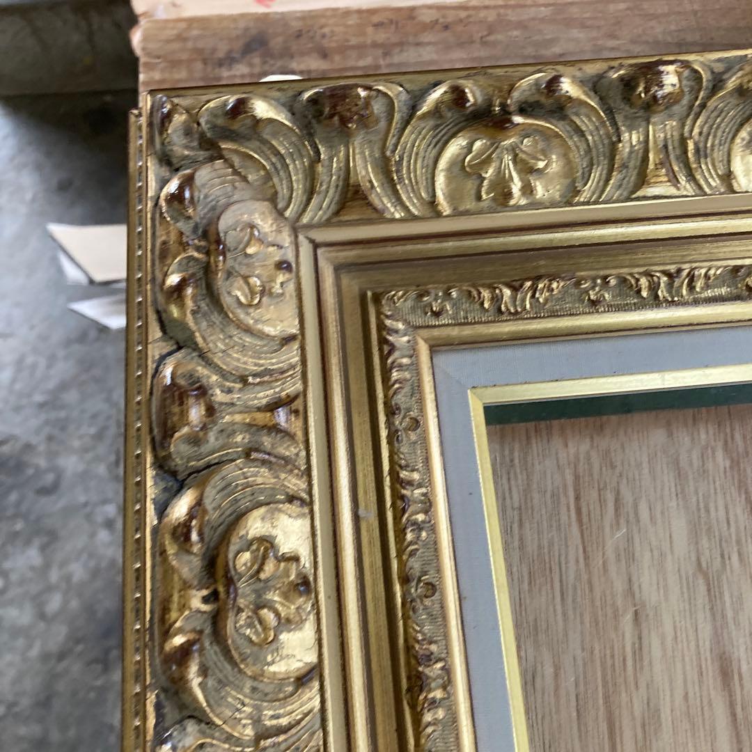 c*n様 F10号 油彩額縁 ゴールドフレーム 金色 豪華装飾 布カバー 箱付き