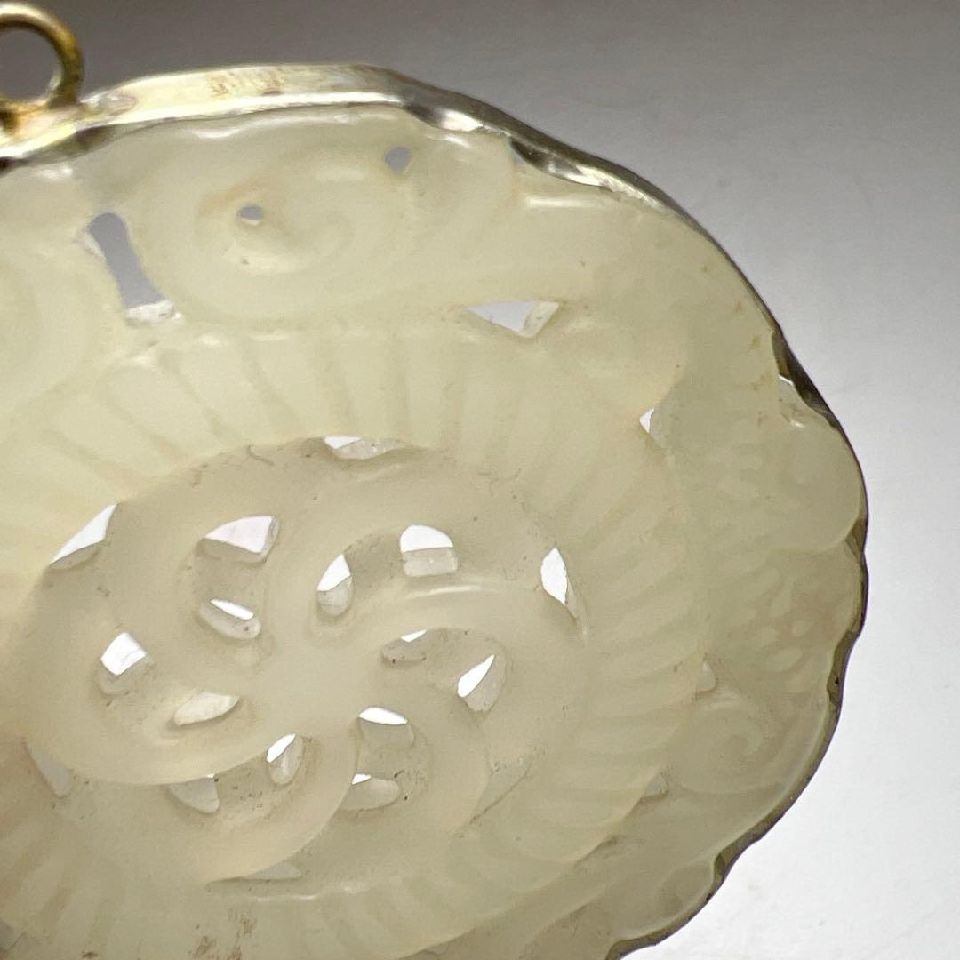 白砡ネックレストップ　25g 東Y7-1107☆2Fトヒチ