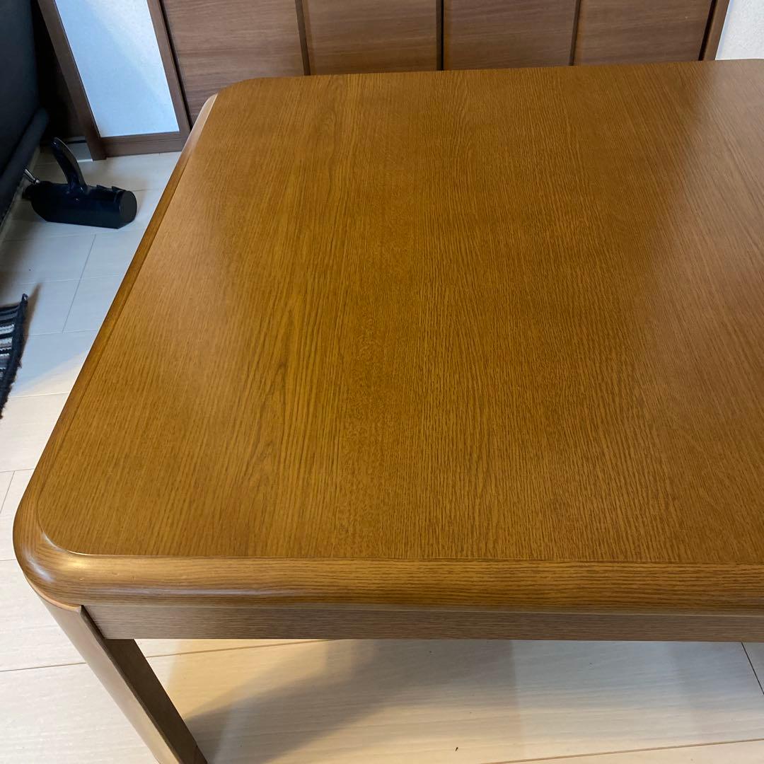 こたつ　家具調　80×80 ブラウン
