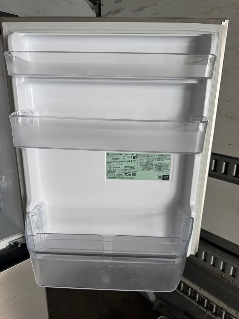 ✨ 日立 ノンフロン冷凍冷蔵庫 R-27TV(N) 265L 2024年製 ✨