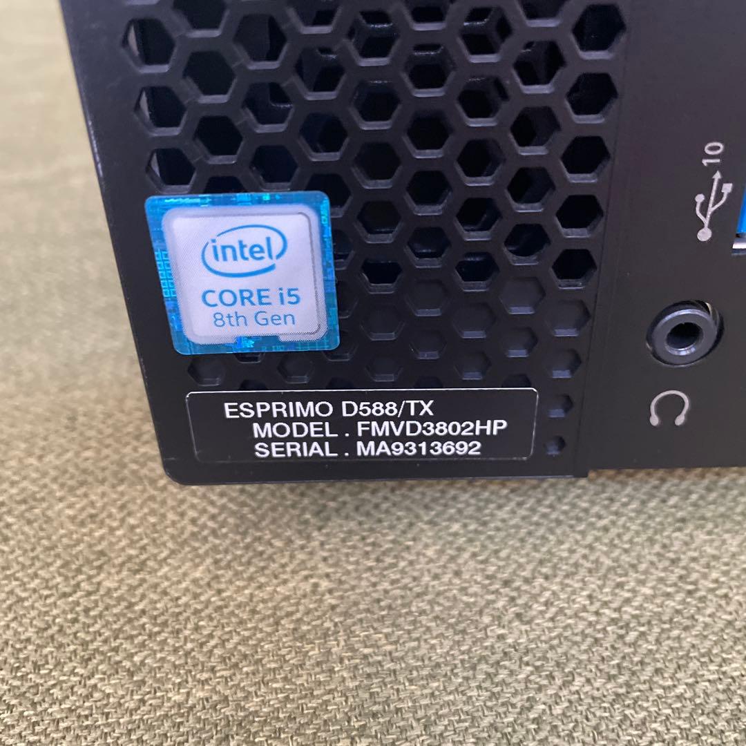 富士通 FMVD3802HP Corei5-8500 SSD500GB 8GB