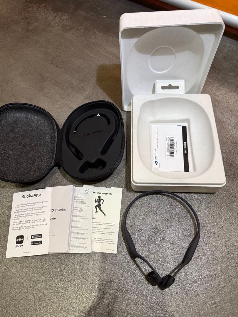 SHOKZ openrun pro2 骨伝導イヤホン ワイヤレスイヤホン　未使用
