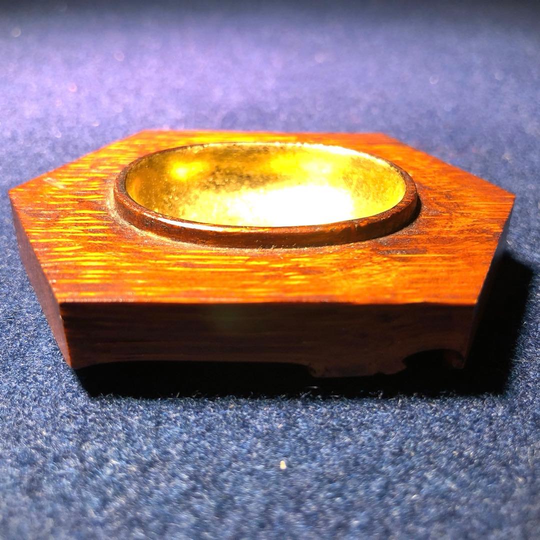 【茶道具】黒田宗傳作　亀形竹根香合