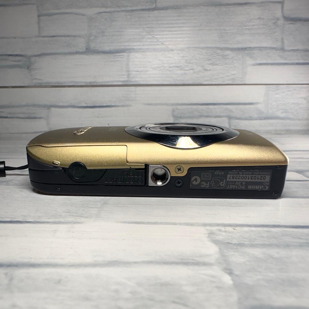 Canon カメラ　IXY 10S PC1467 ゴールド コンデジ　動作品