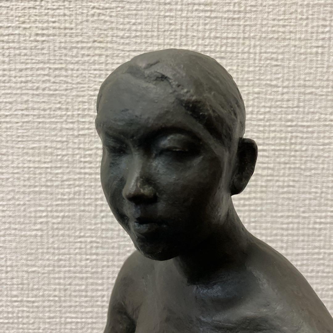 No.3889 ブロンズ　笹野恵三作　裸婦座像