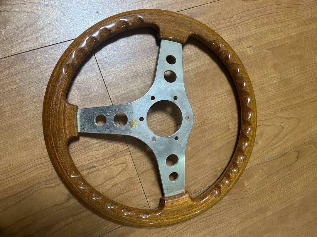 OBA ハンドル ウッドステアリング　最終値下げ！早い物勝ち‼️