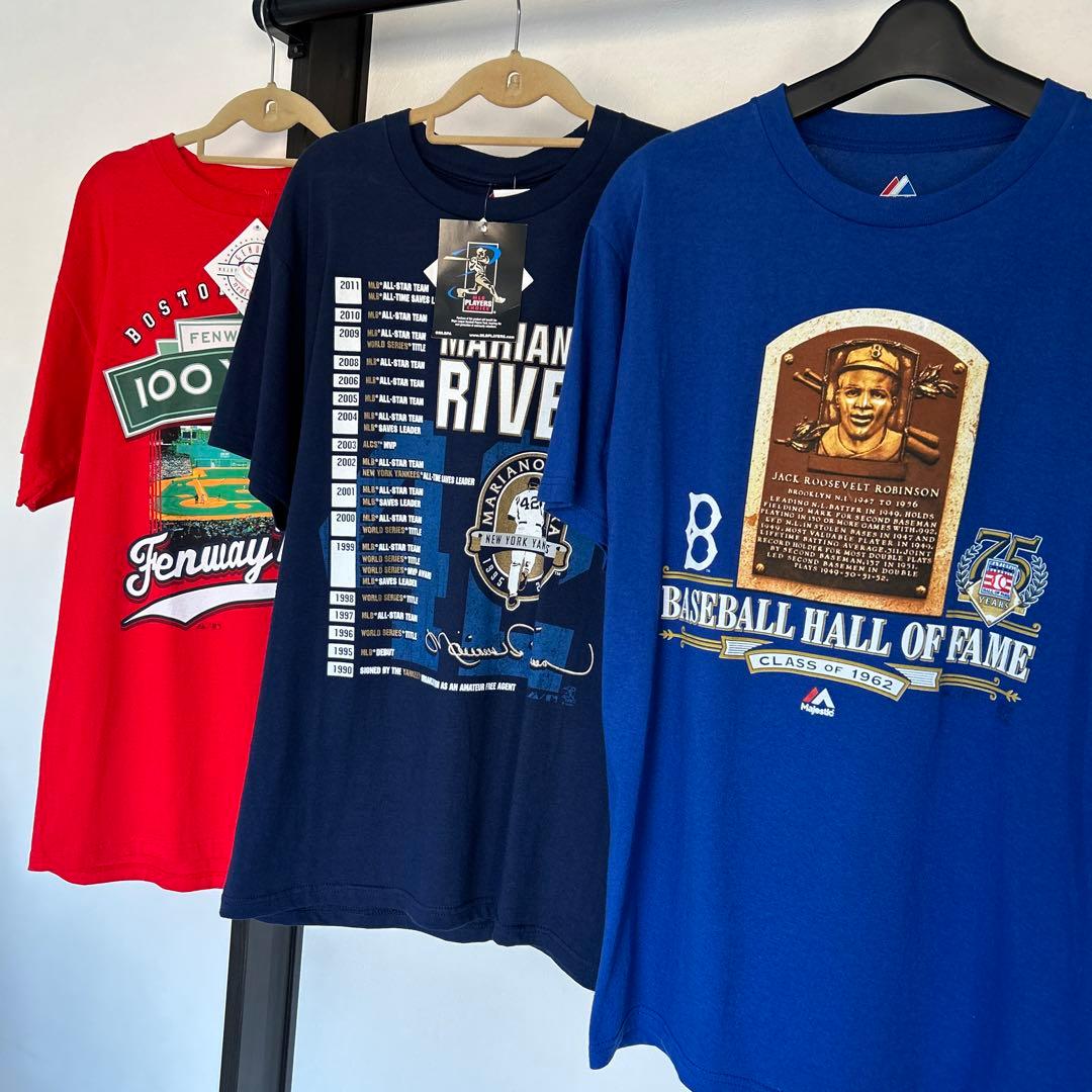 ジャッキーロビンソン マリアノリベラ Tシャツ ドジャース マジェスティック