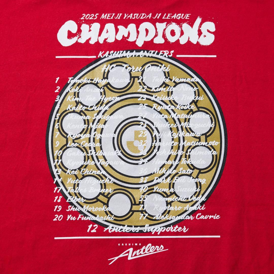 ま*ん様 植田 直通選手のサイン入り「25Ｊ１リーグ優勝記念Tシャツ」