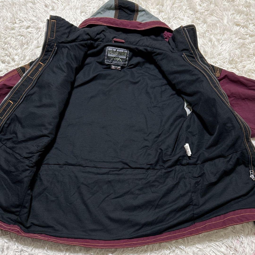 【2414】FABLICE レアカラー　スキーウェア エンジ色　M