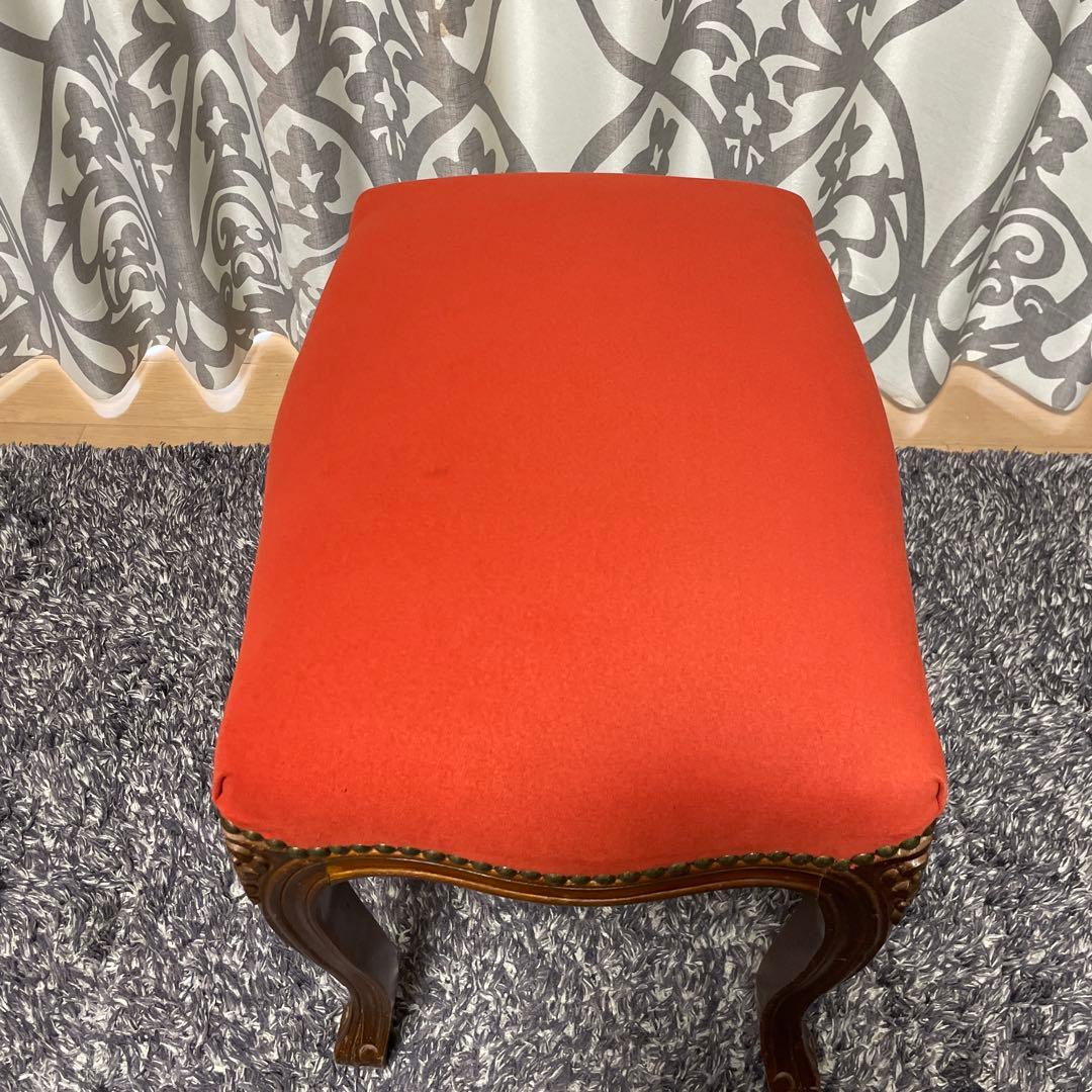 アンティーク　猫脚スツール