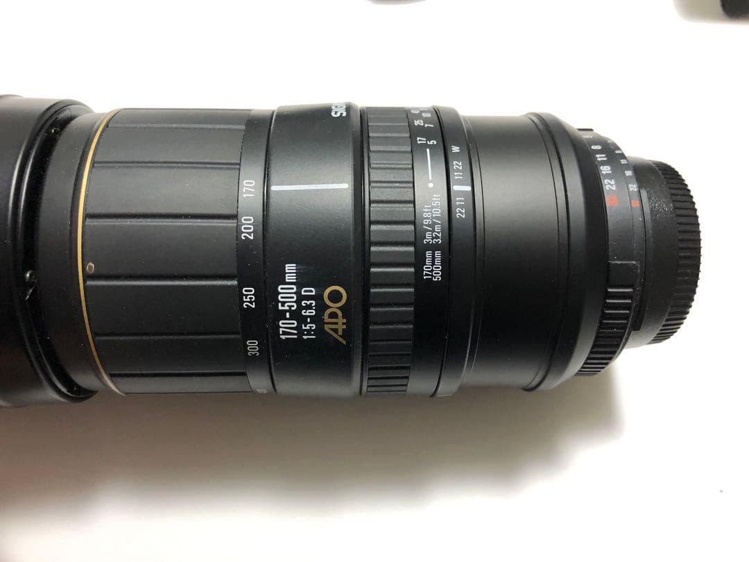 SIGMA シグマ APO 170-500mm 1:5-6.3D ニコン用