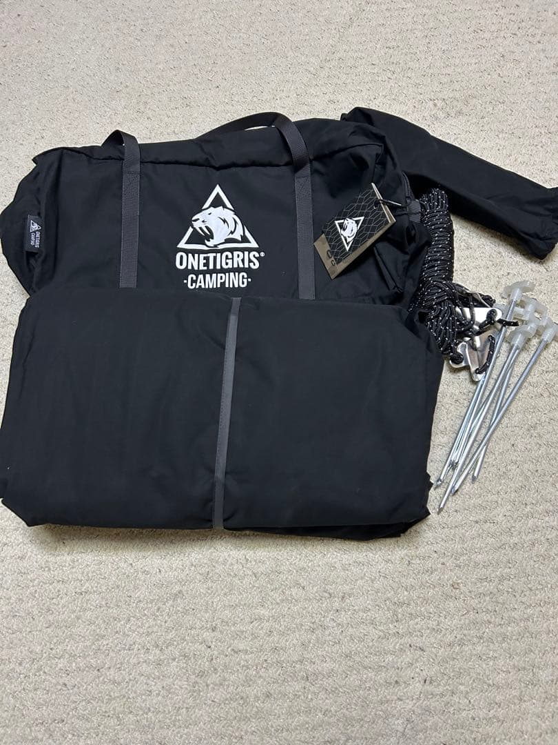 ONETIGRIS SOLO STEAD tcテント前幕　黒