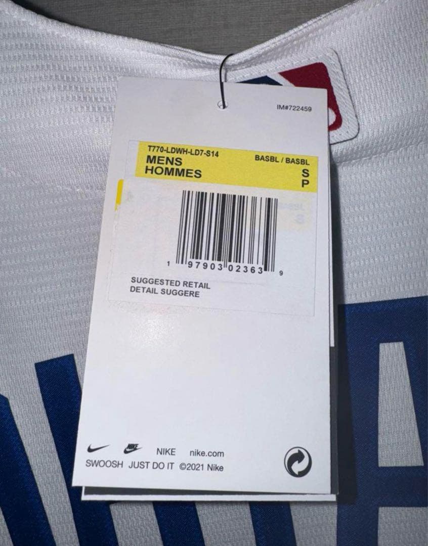 【未使用】NIKE ドジャース 大谷翔平 リミテッドユニフォーム Sサイズ正規品