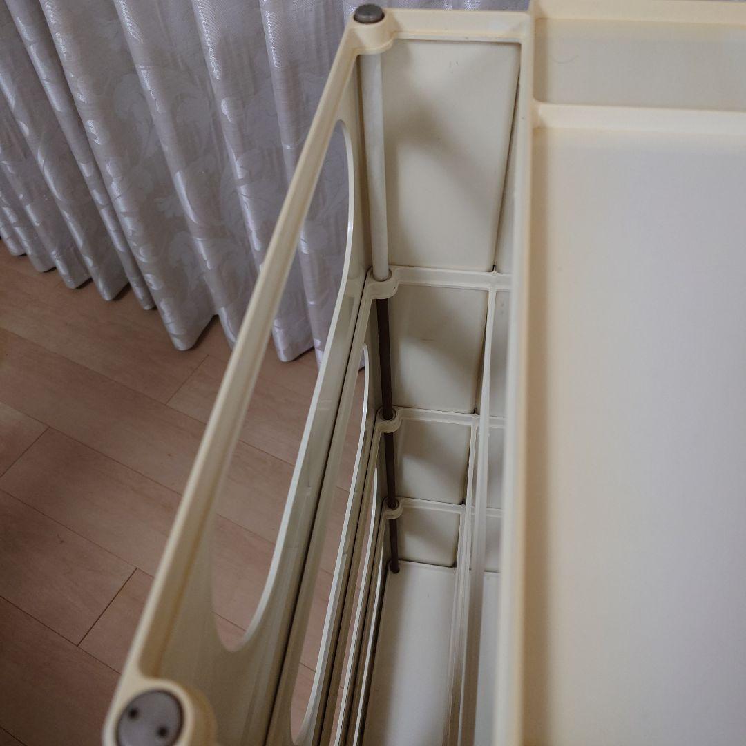 ボビーワゴン 4段4トレイ ホワイト 旧輸入品 イタリア製