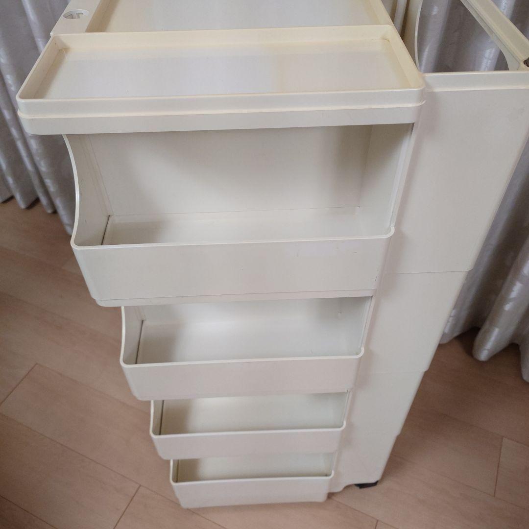 ボビーワゴン 4段4トレイ ホワイト 旧輸入品 イタリア製