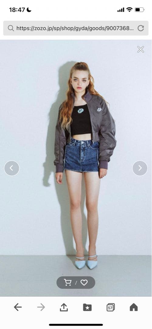 GYDAジェイダ3wayビジューMOLDチェーンストラップポインテッドミュール