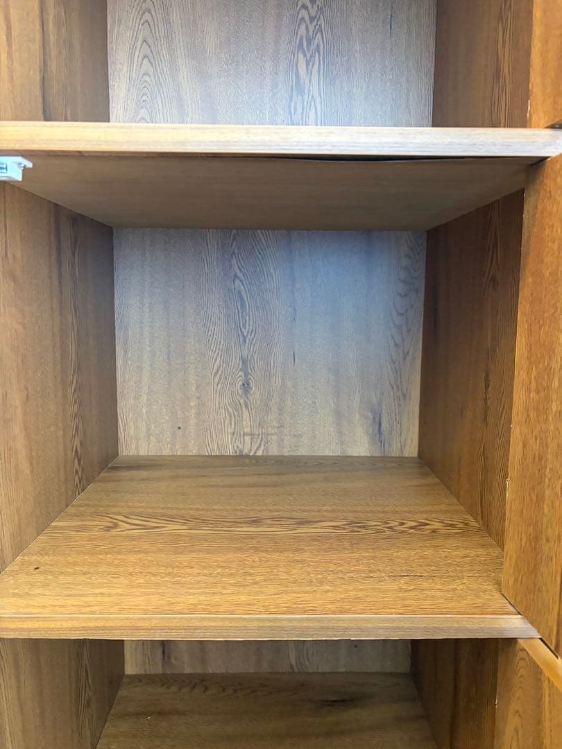 昭和レトロ キャビネット スリムチェスト 古家具　5段収納棚　ヴィンテージ家具