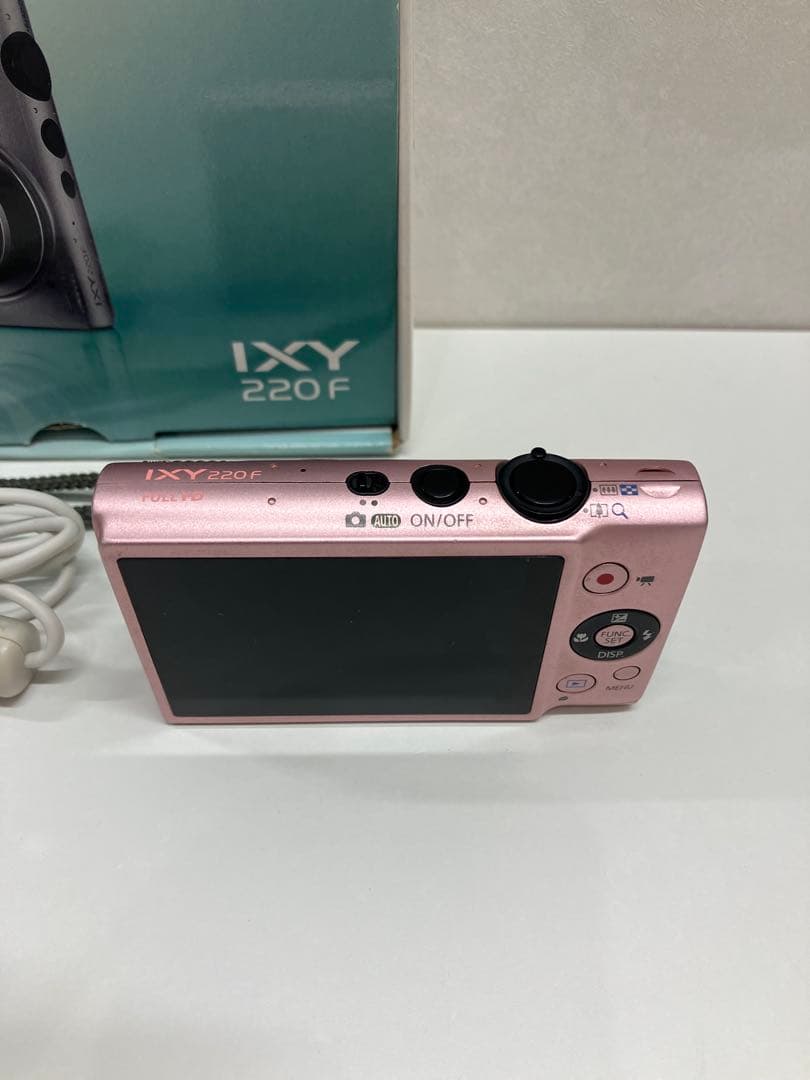 Canon IXY 220F ピンク コンデジ 箱付き 付属品あり 【4506】