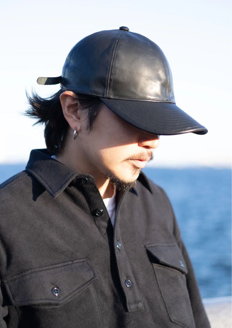 美品　UNNAMED HEADWEAR LEATHER CAP レザーキャップ