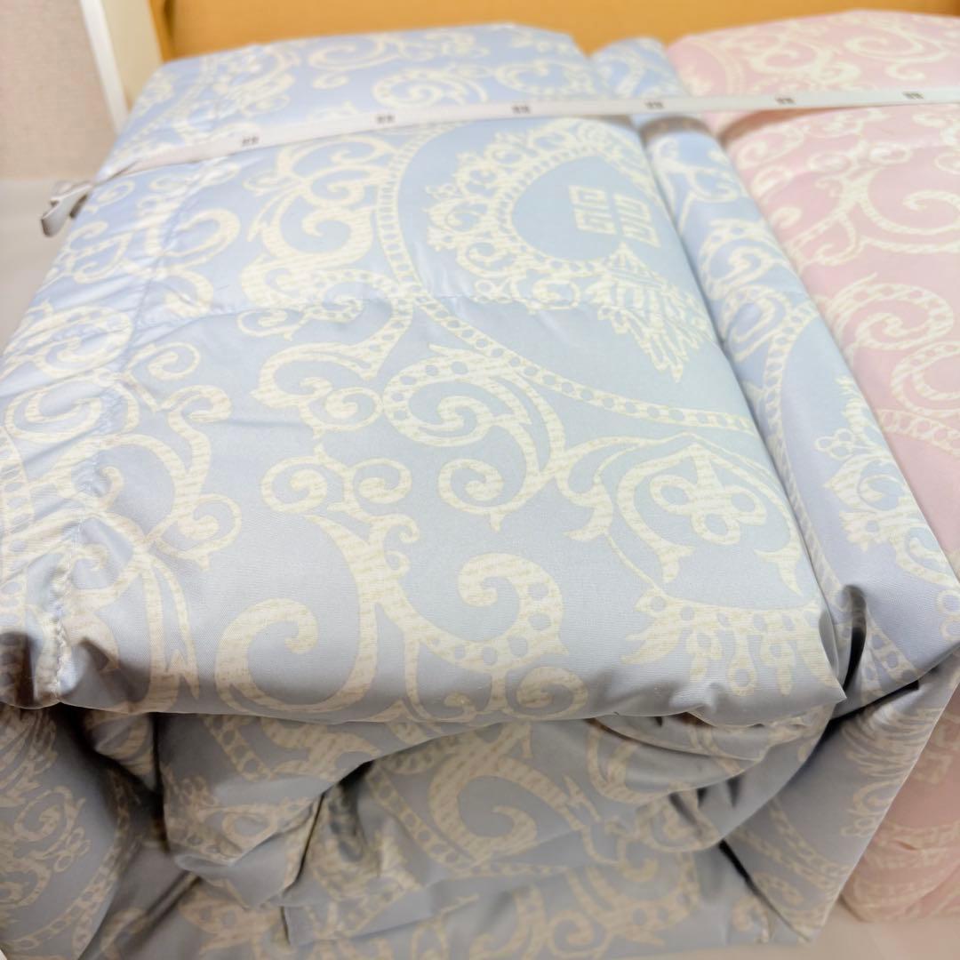 GIVENCHY ジバンシー　洗える羽毛肌掛けふとん　２枚　ペア　ブルー　ピンク