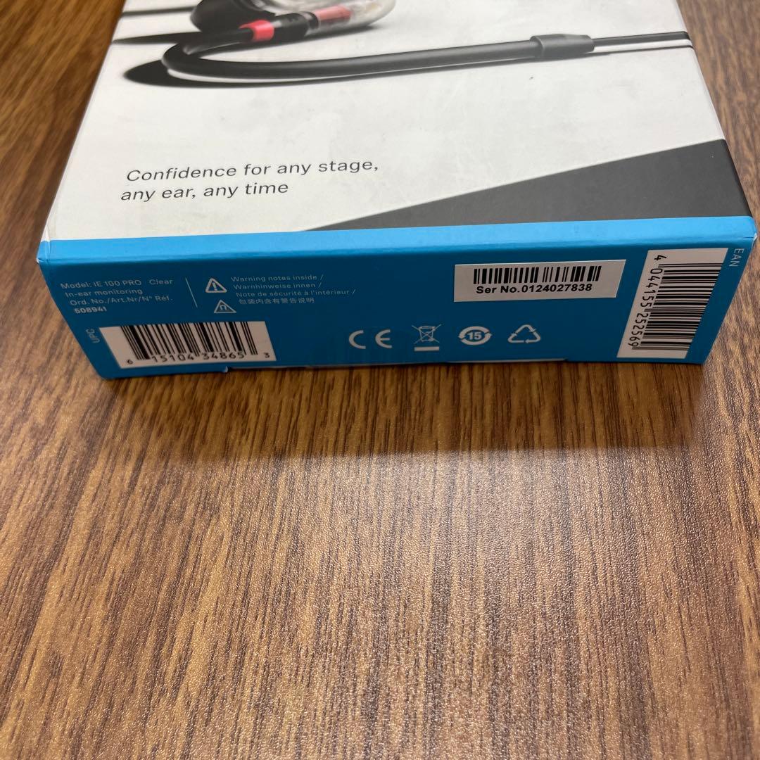 Z063 Sennheiser IE 100 PRO クリア有線