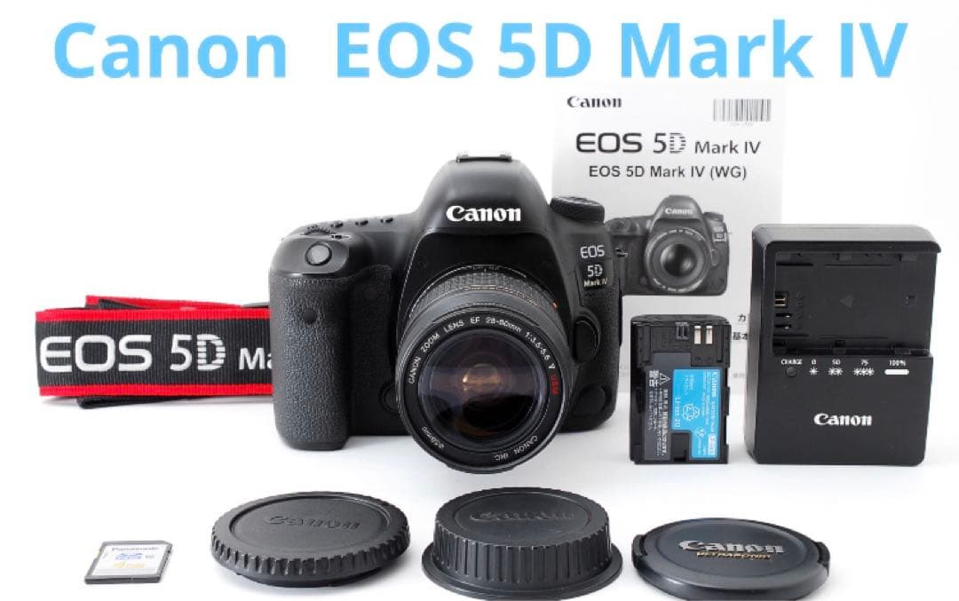 保証付き☆キャノン☆canon eos 5d mark iv標準レンズセット