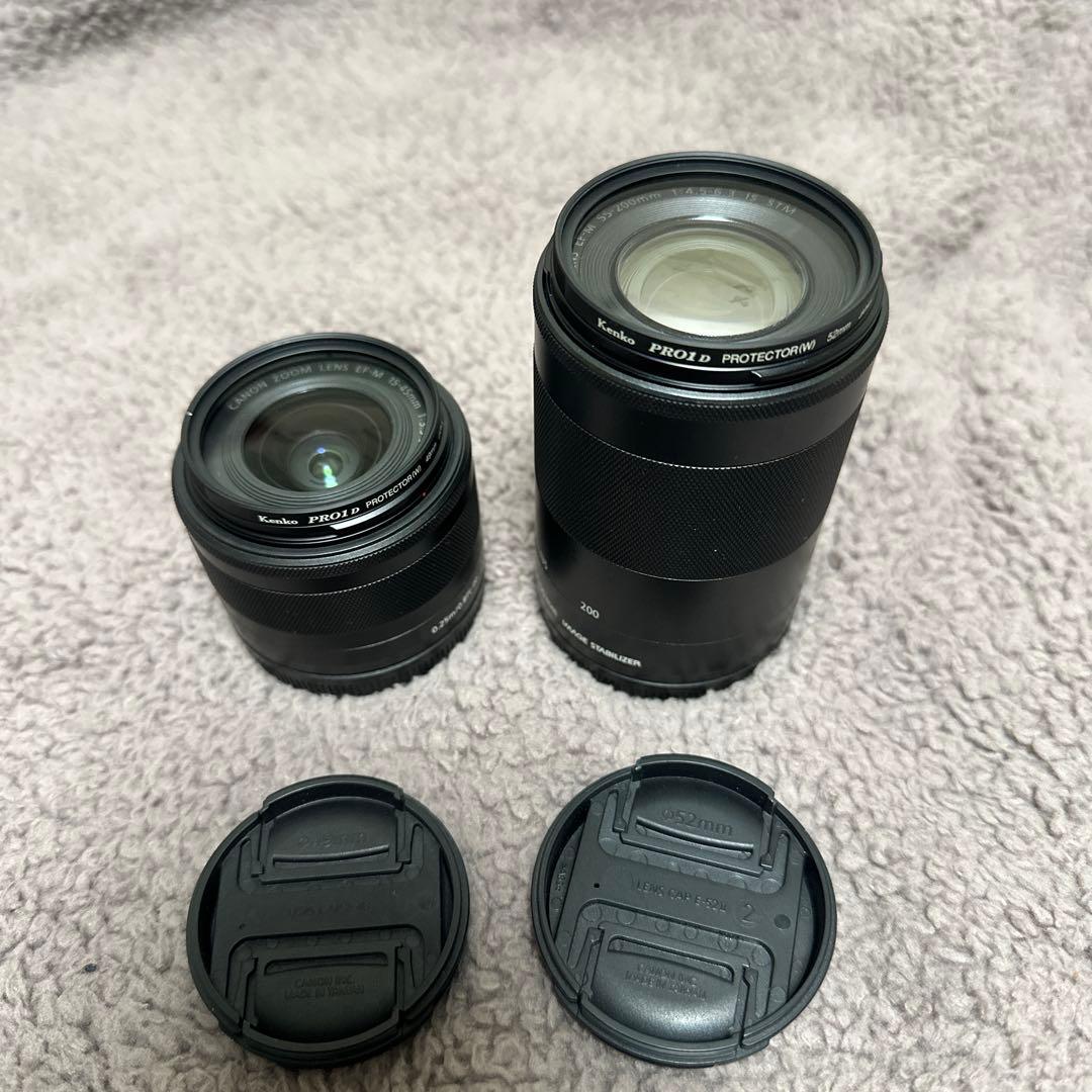 Canon EOS KissM2 一眼カメラ　ミラーレス　箱、説明書付き