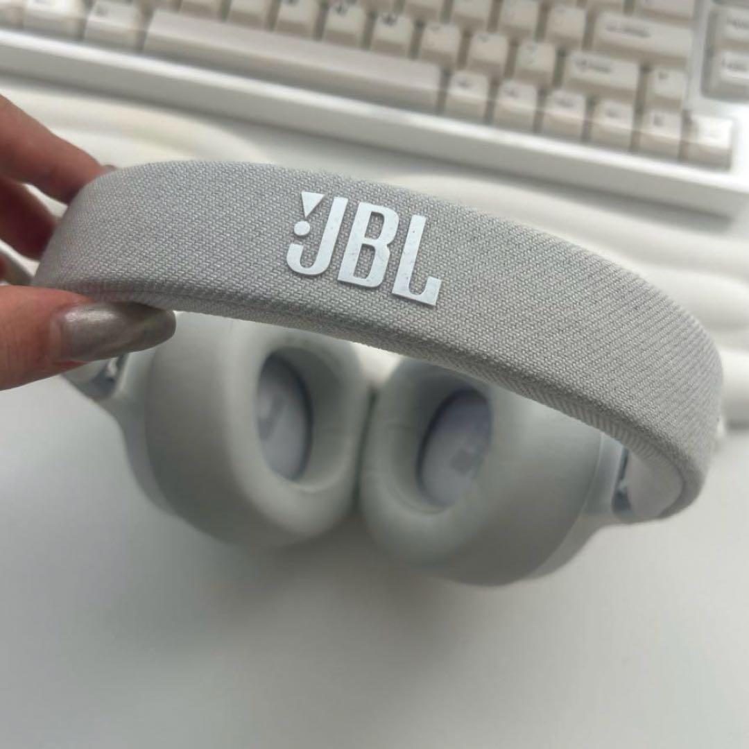 JBL ヘッドフォン Bluetooth パソコン PC ワイヤレス ホワイト