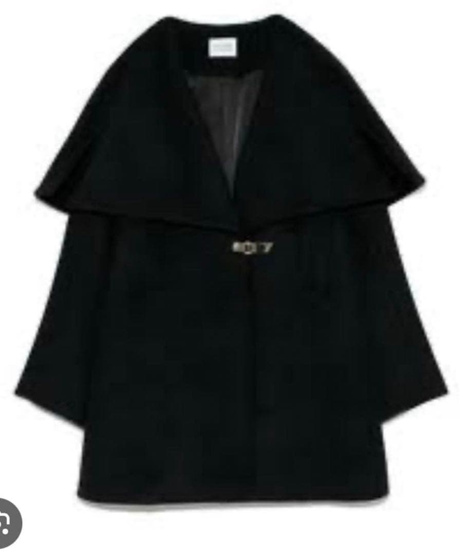 CELFORD（セルフォード） ケープコート　ミドルコート　ブラック