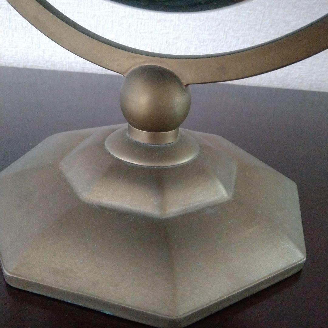 地球儀　天然石　シェル