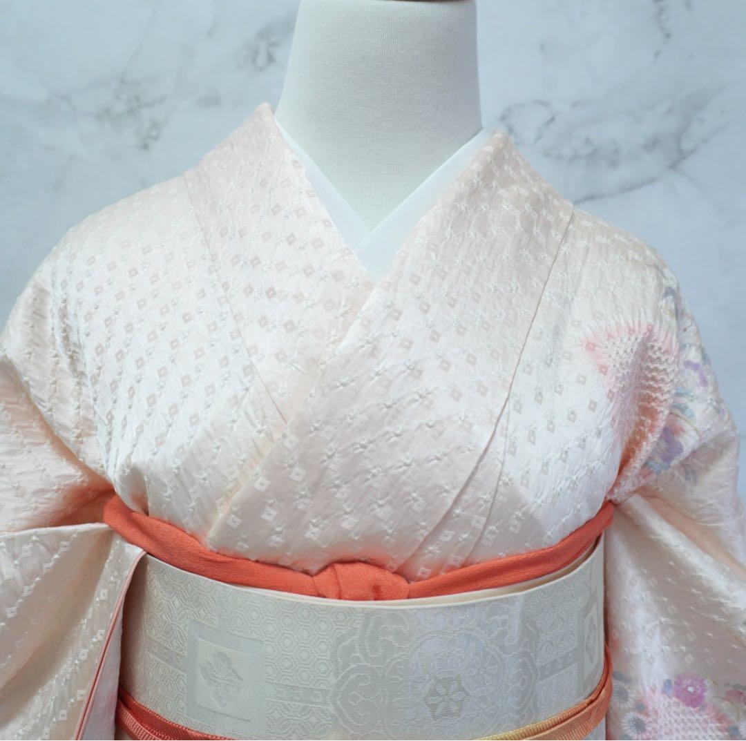 訪問着 フルセットa439Ｄ　七五三　入学式　お宮参り　結婚式　絞り