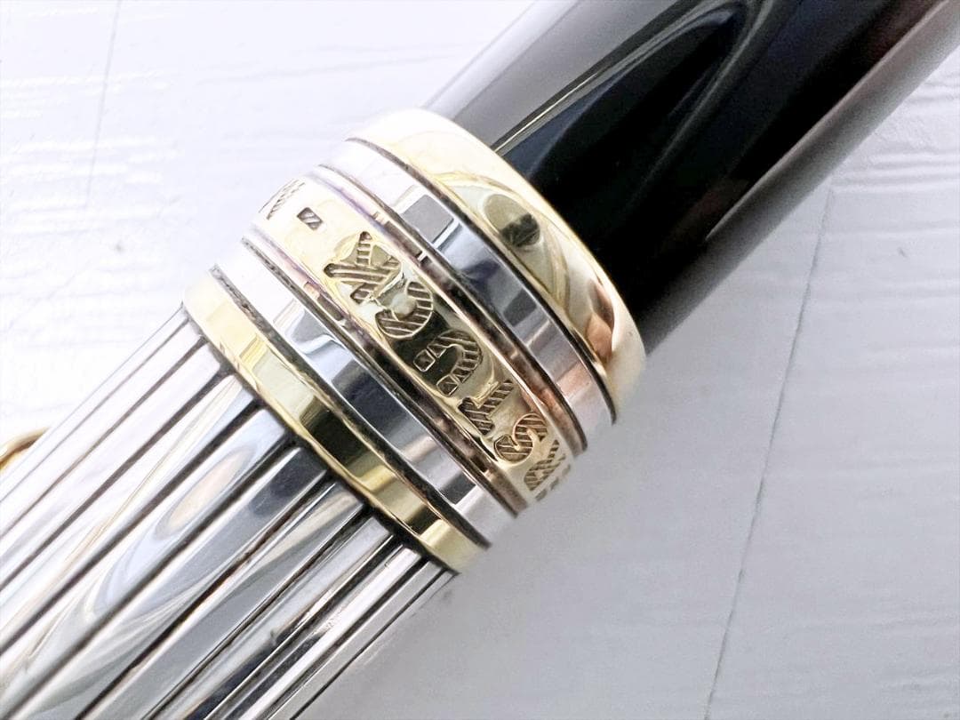 ジャンク扱い　モンブラン　ソリテール　デゥエ　万年筆　925　ペン先不明