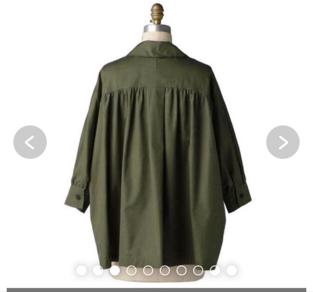 MARNI オリーブグリーン ボタンアップシャツ