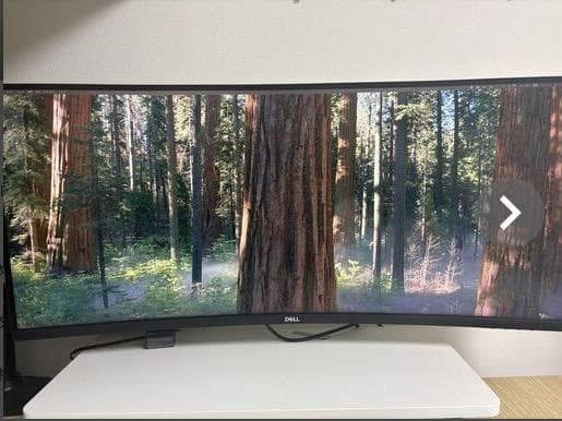 DELL 34インチ ウルトラワイドモニタ S3423DW （純正台座なし)