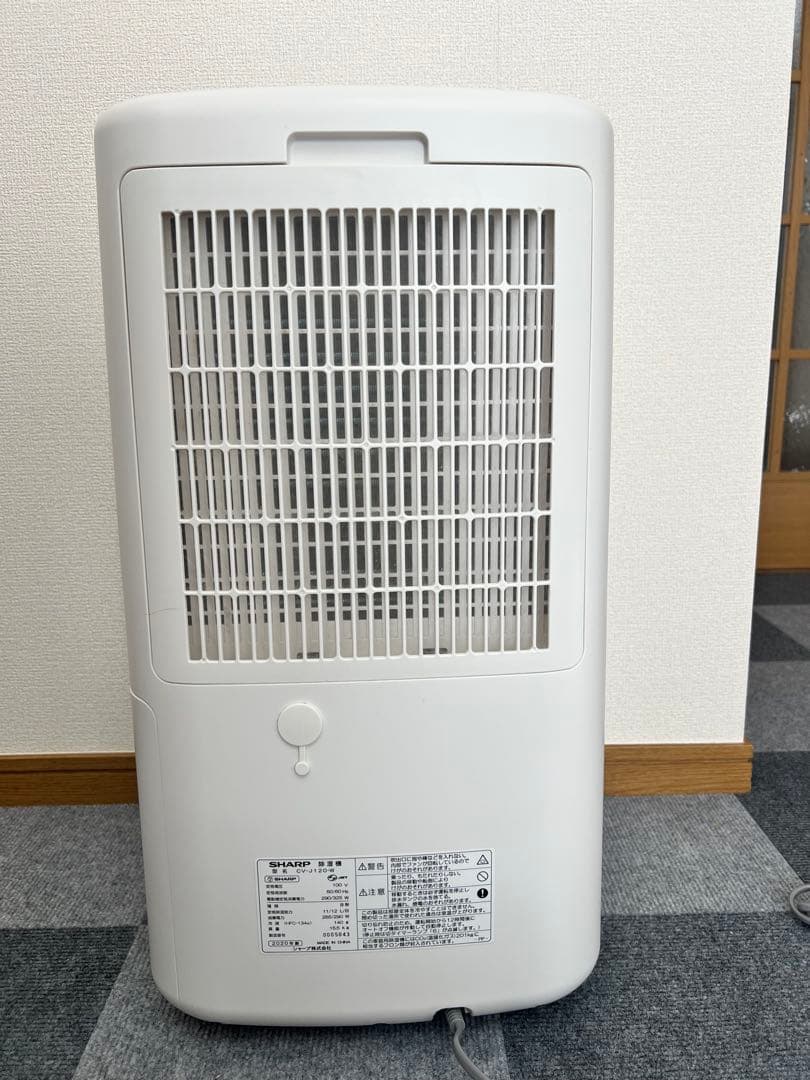 美品　SHARP CV-J120-W 2020年製　空気清浄機